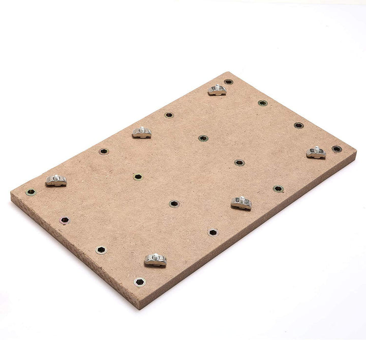 Genmitsu CNC MDF-Arbeitsoberfläche für 3018 CNC-Fräser, 30 x 18 x 1,2cm, M6-Löcher (6mm) Für 3018-PR