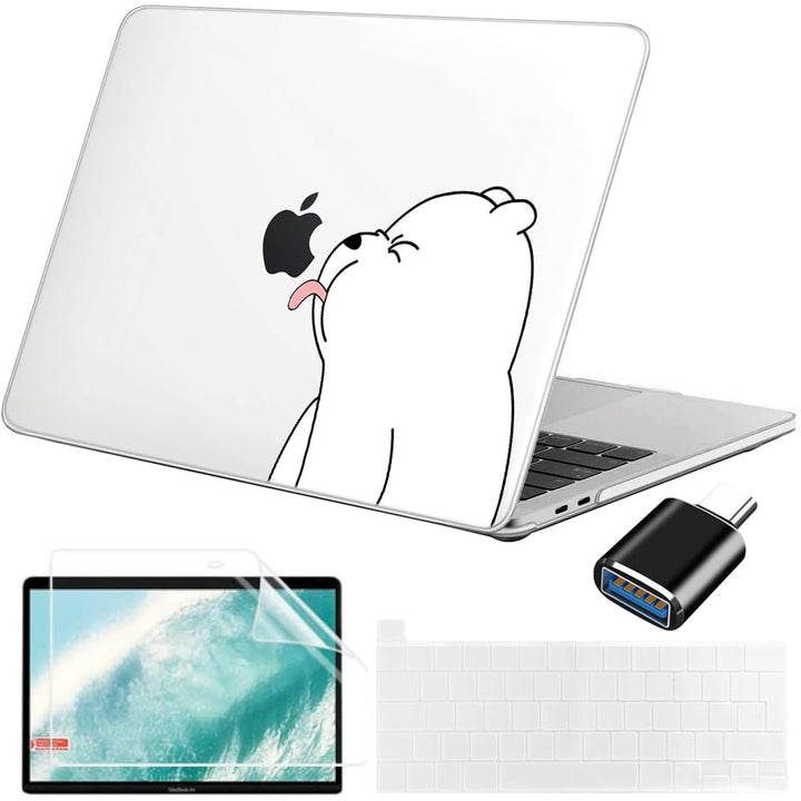 4 in 1 Hülle für MacBook Pro 13 Zoll M2 M1 A2338 A2251 A2289 A2159 A1989 A1706, 2022-2016 Freisetzun