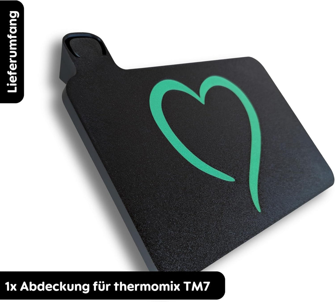 Displayschutz für Thermomix TM7 Vorwerk – Displayabdeckung mit Spatelhalter Zubehör Gadget für Therm