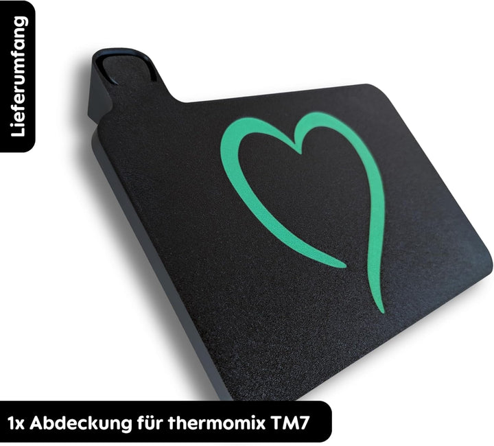 Displayschutz für Thermomix TM7 Vorwerk – Displayabdeckung mit Spatelhalter Zubehör Gadget für Therm