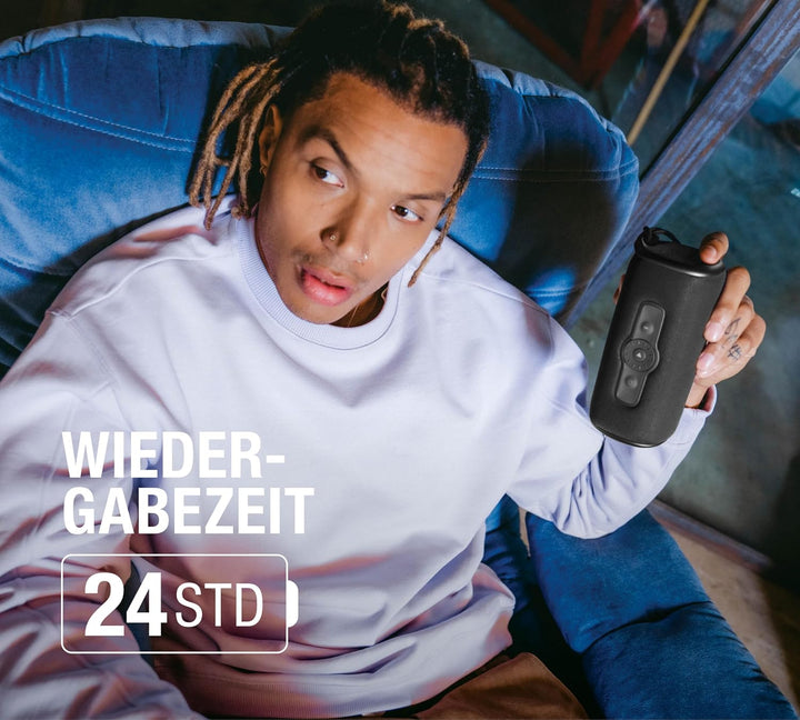 Fresh 'n Rebel Bold M2, Bluetooth Lautsprecher mit 24 Uhr spielzeit, Wasserdichter (IP67) Tragbarer