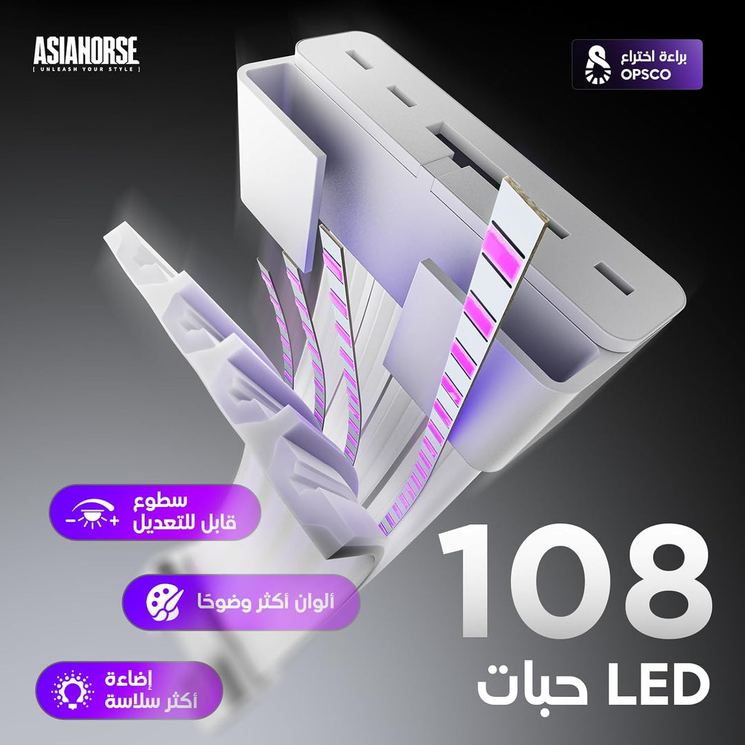 AsiaHorse Aurora Learn AURORALEARN-108-24PIN-White