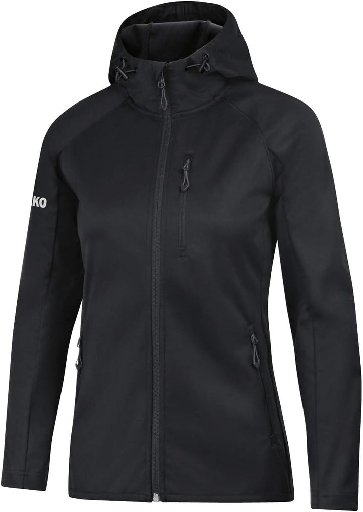 JAKO Softshelljacke Light Damen Damen 34 Schwarz, 34 Schwarz