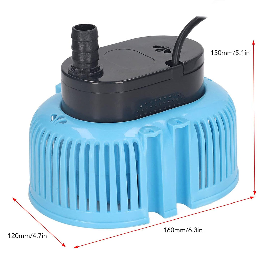 Poolabdeckungspumpe, Tauchpumpe für Poolabdeckungen, Geräuscharm, IPX8, Wasserdicht, 75 W, für Zuhau