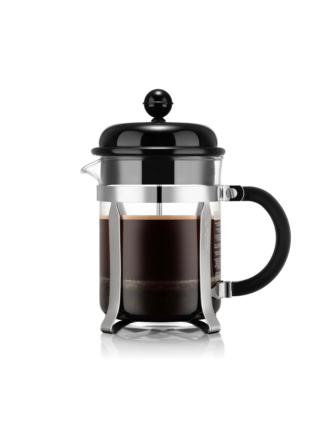 Bodum French Press Kaffeebereiter 0,5 L (4 Tassen) – Modell 1914-01-1 – Klassischer Kaffeezubereiter