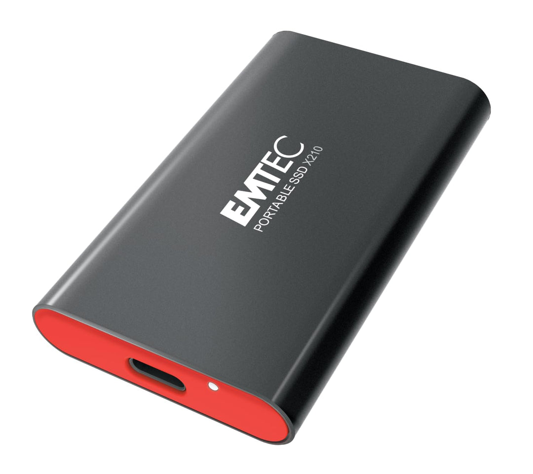 Emtec X210 Elite, Portable SSD 1 TB, Externe Festplatte,USB 3.2 Gen1 und 2.0, USB-C 3.2 Gen2 auf USB