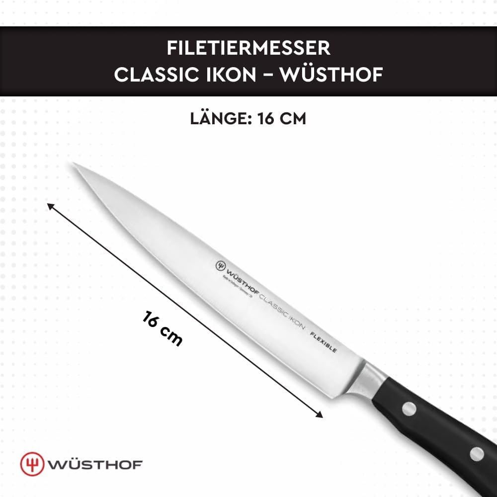 WÜSTHOF Classic Ikon Filiermesser 16