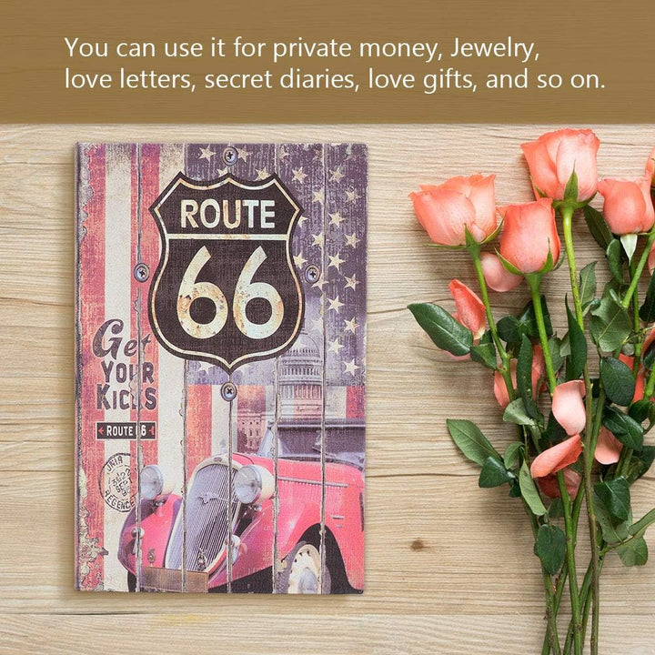 Buchsafe Buchtresor mit Kombinationsschloss, Tragbare Geldkassette Wertsachen Versteck Mini Kreative