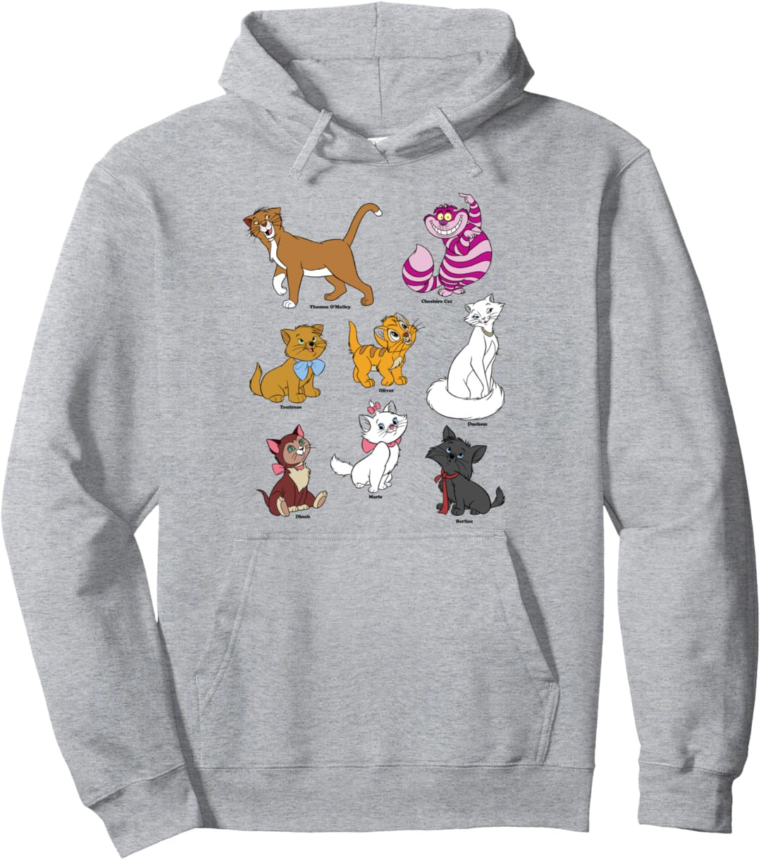 Disney Cats Group Shot Pullover Hoodie