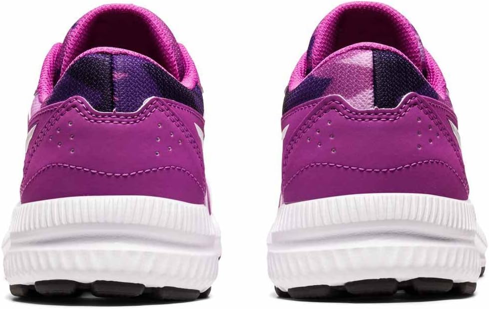 ASICS Unisex Kinder Contend 8 Print Gs Sneaker 39.5 EU Orchid White, 39.5 EU Orchid White