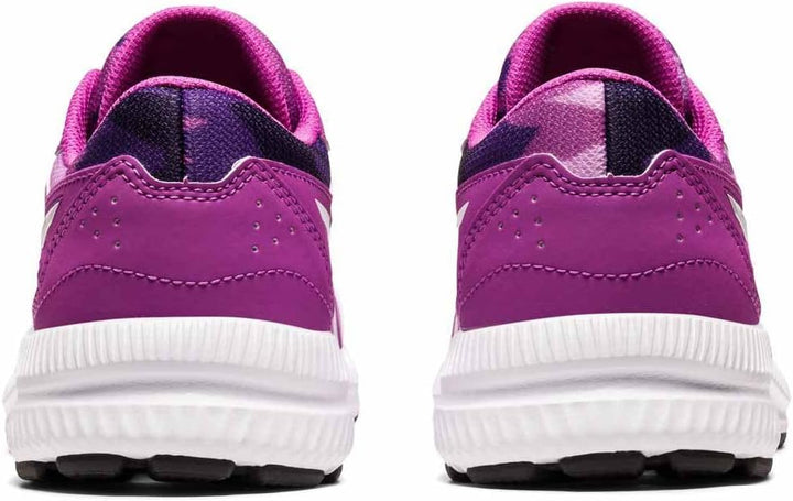 ASICS Unisex Kinder Contend 8 Print Gs Sneaker 39.5 EU Orchid White, 39.5 EU Orchid White