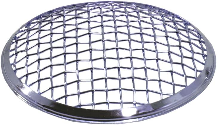 Alchemy Parts 7" Zoll Netz Scheinwerfer Metall Grill Abdeckung Chrom für Scrambler Projekt Massgefer
