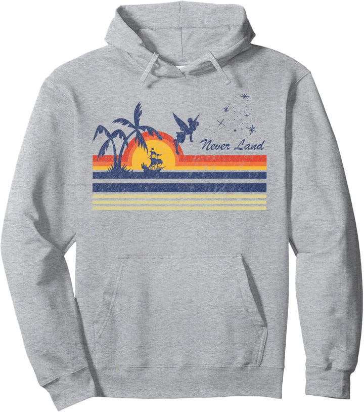 Disney Peter Pan Tinker Bell Flying Silhouette Pullover Hoodie