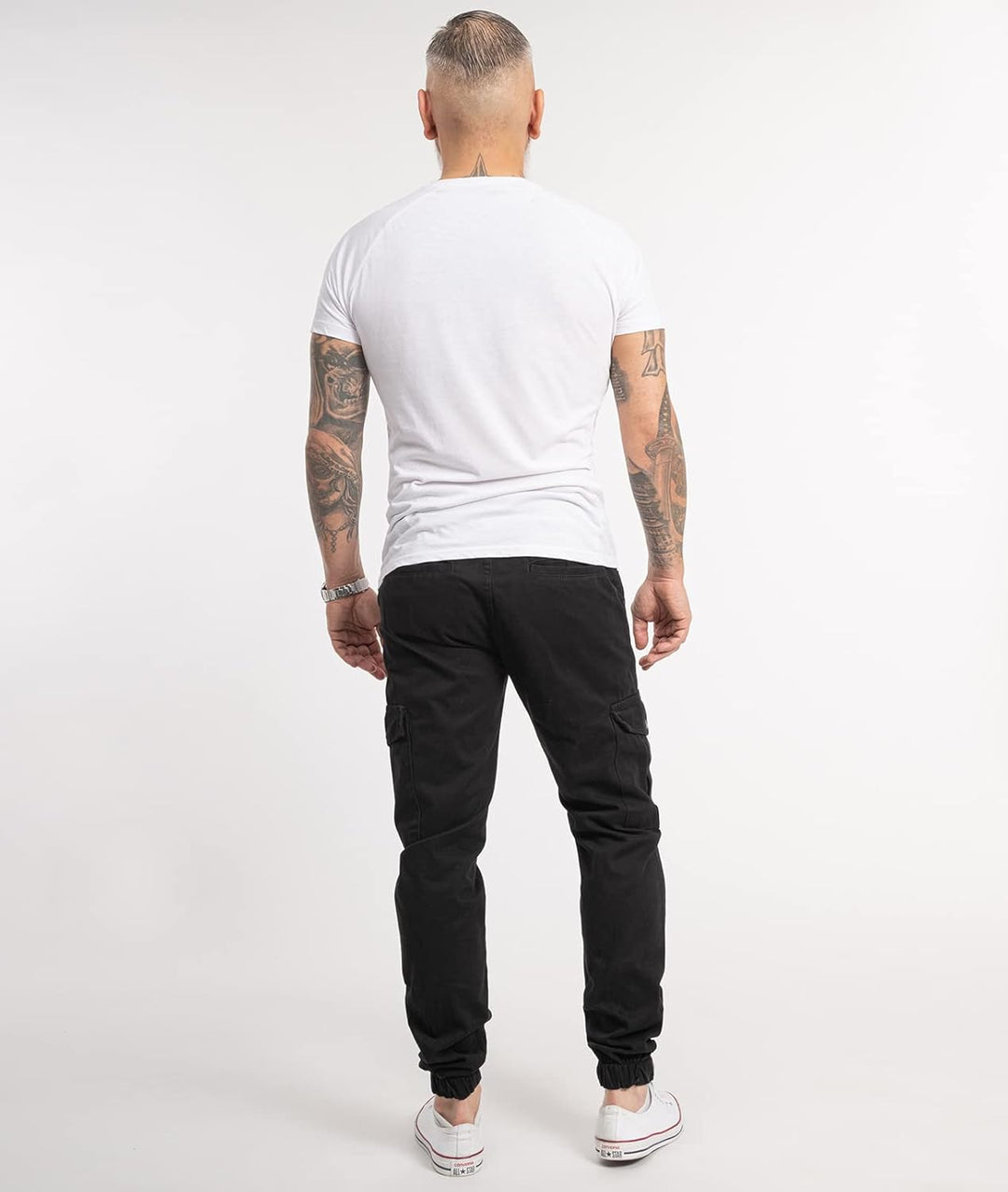 Rock Creek Herren Hose Cargohose RC-2356 32W / 30L Schwarz, 32W / 30L Schwarz