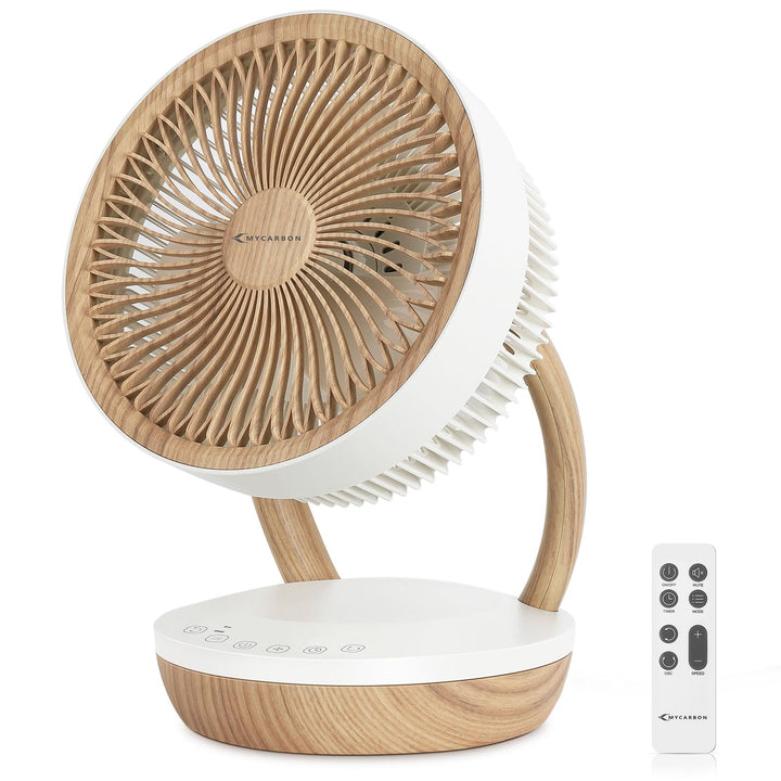 MYCARBON leise Ventilator 20dB DC Motor 1850m³/h Luftmenge 8 Stufe ECO Modus Ventilator 3D Luftumwäl