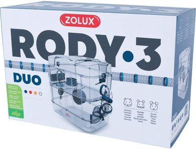 Zolux Käfig für Hamster, Mäuse, Rennmäuse, 3 Zoll Duo, 1 Stück (1er Pack)