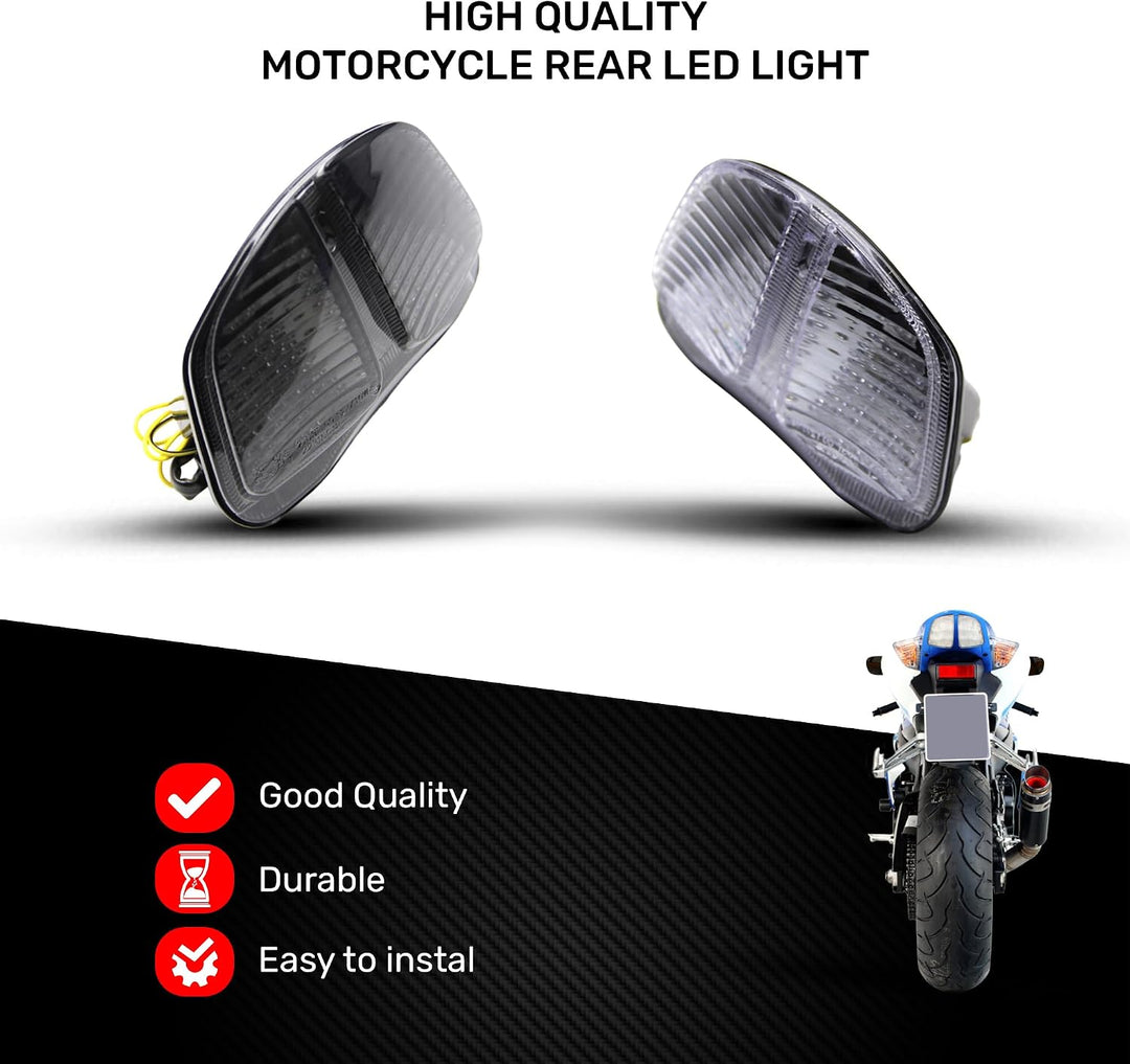 aVDB-moto LED-Bremslicht mit integrierten Blinker kompatibel mit Gsxr 600, 750, K6, K7, 2006/2007 (G