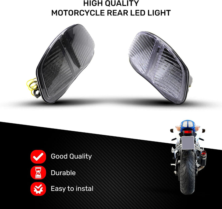 aVDB-moto LED-Bremslicht mit integrierten Blinker kompatibel mit Gsxr 600, 750, K6, K7, 2006/2007 (G