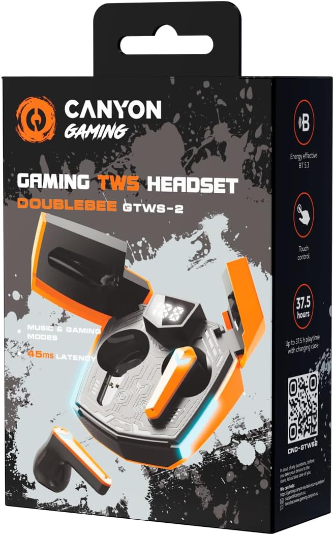 Canyon DoubleBee GTWS-2 In-Ear-Kopfhörer Orange