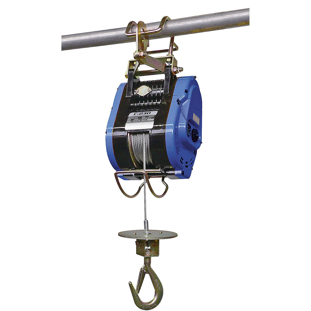 PLANETA H20620 Bauseilwinde, TYP BW-230, Tragfähigkeit in allen Seillagen 230 kg, Seilgeschwindigkei