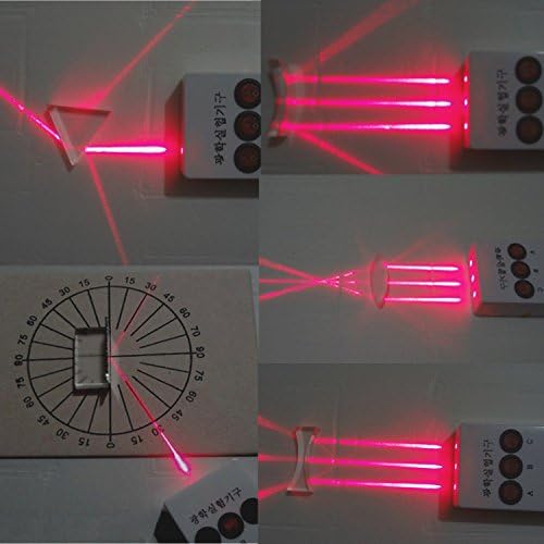 TuToy Physikalisches Optisches Experiment Set Konkav/Konvex Objektiv Dreieckigen Prisma-Test