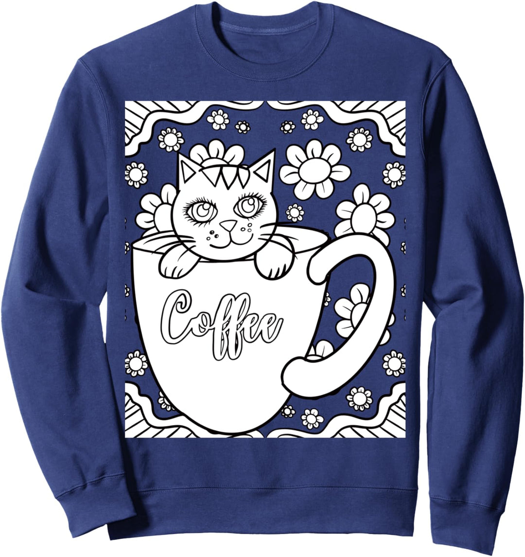 Nettes Katzen-entzückendes Kätzchen-Tier Sweatshirt