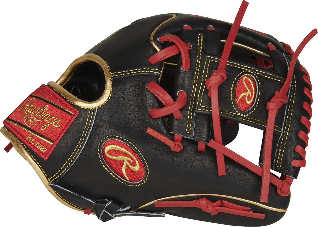 Rawlings Heart of The Hide Baseball-Handschuh-Serie Rechte Hand Wurf Infield 11,75 Zoll - Pro I Web