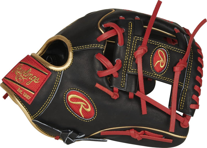 Rawlings Heart of The Hide Baseball-Handschuh-Serie Rechte Hand Wurf Infield 11,75 Zoll - Pro I Web