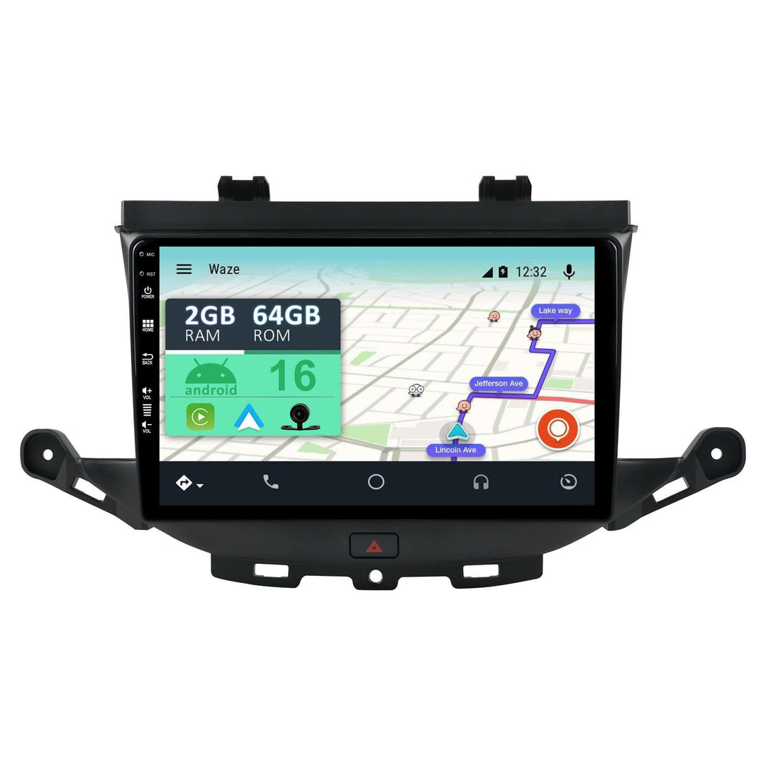 [2+64GB] Android 16 Autoradio mit Navi für Opel Vauxhall Astra K/Buick Verano GS 2015-2020 mit CarPl
