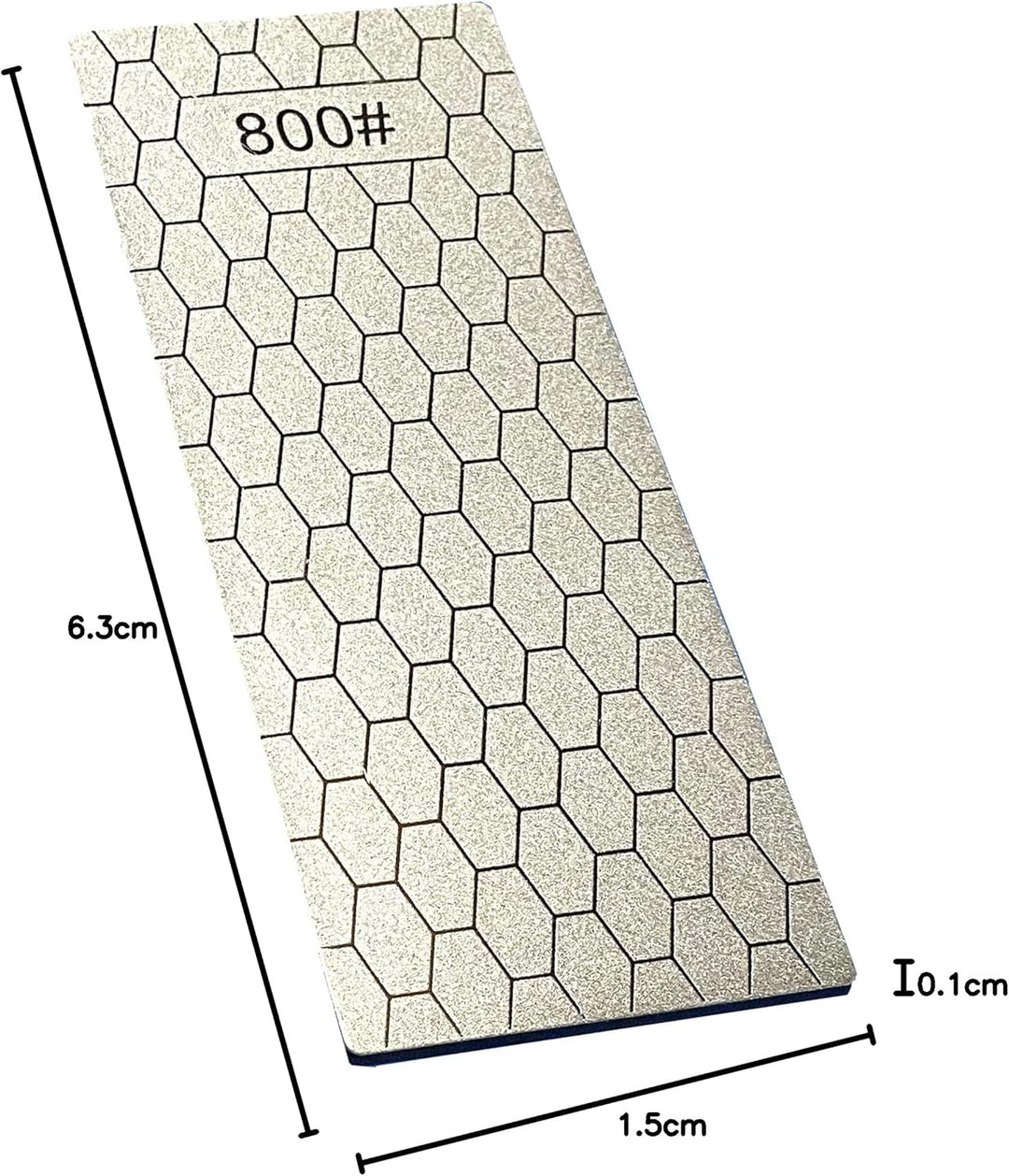 Yuejizhe 6 x Diamant-Steinschärfer, 400/600/800/1000/1200/2000 Schleifstein mit extra feiner/grober