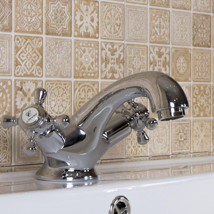 Clever Antigona Waschbeckenarmatur/Wasserhahn, 94474 Lavabo Mit Flaschenhalter, Lavabo Mit Flaschenh