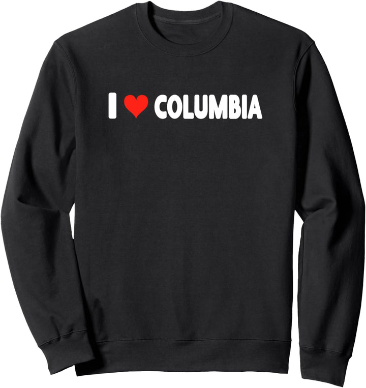 I Love Columbia Missouri Herz Reise Reise Urlaub Urlaub Sweatshirt