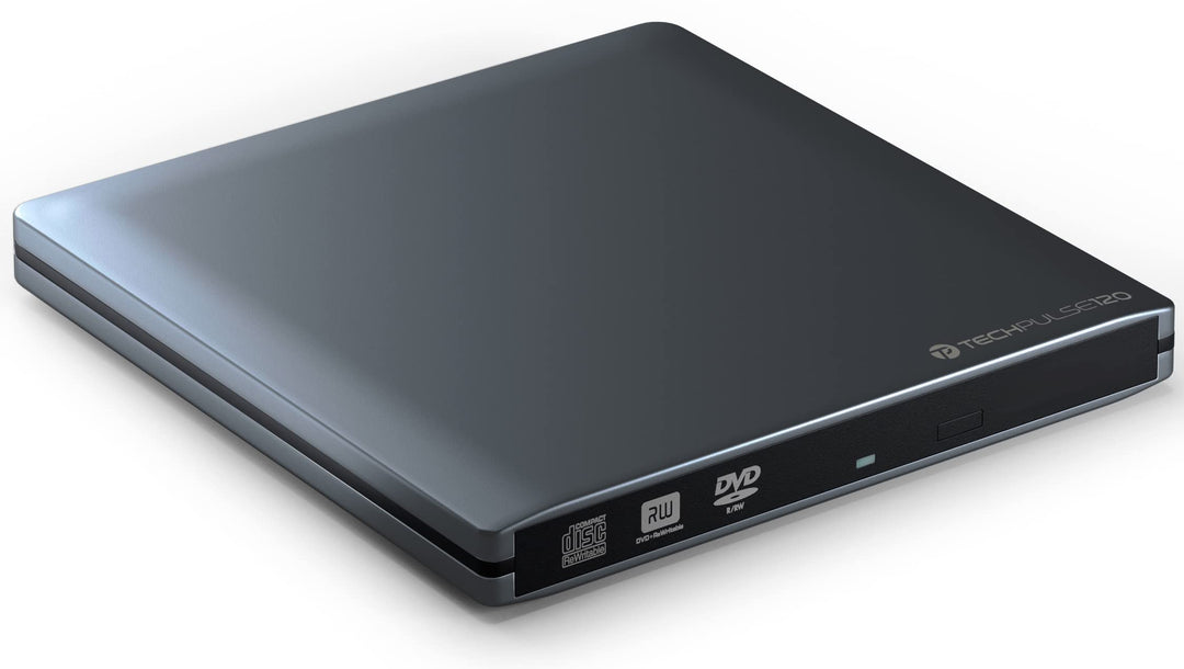techPulse120 USB 3.0 & Type C externer CD & DVD Brenner Writer Burner Superdrive Laufwerk tragbares