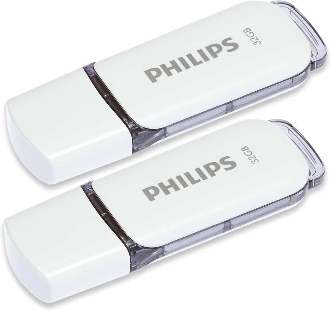 Philips Snow Edition 2.0 USB-Flash-Laufwerk USB-Stick 2X 32GB für PC, Laptop, Computer Data Storage,