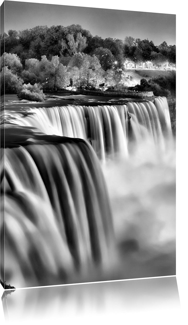 Pixxprint Beeindruckende Niagara Fälle als Leinwandbild/Grösse: 100x70 / Wandbild/Kunstdruck/fertig