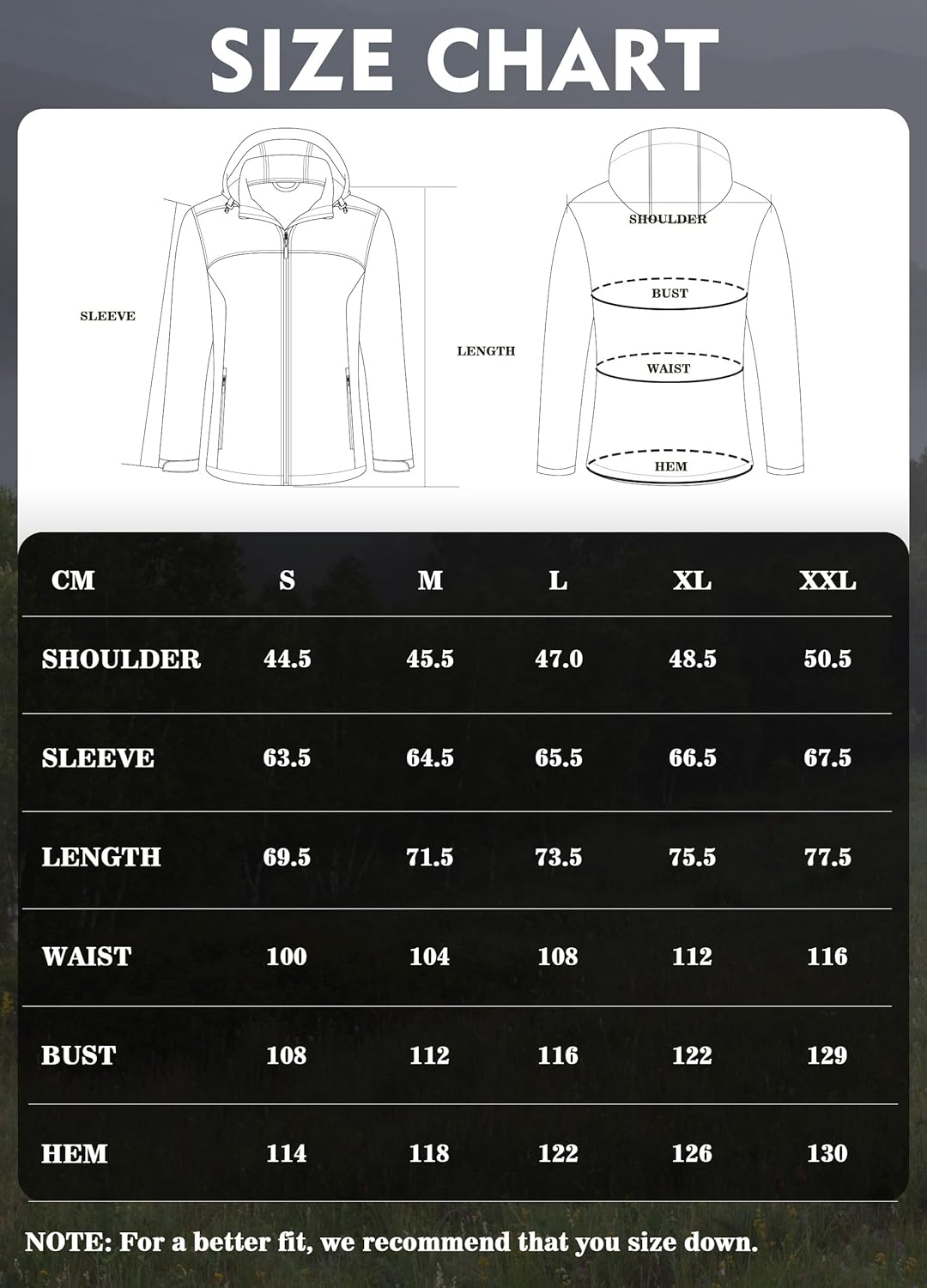 ATLASLAVA Damen Softshelljacke Wasserdichte Atmungsaktive Leichte Fleece Kapuze Übergangsjacke Laufe