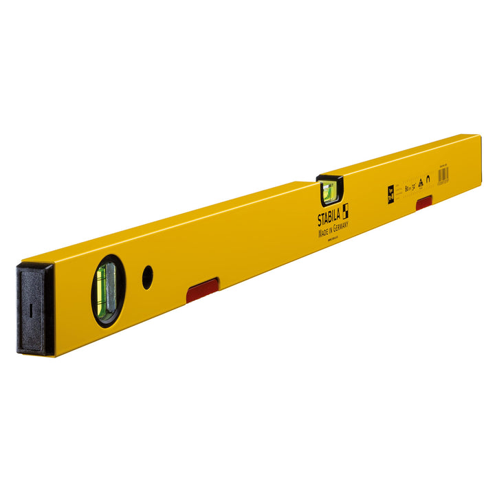 STABILA Magnet-Wasserwaage Type 70 M, 80 cm, leichtes Alu-Profil, starkes Seltenerd-Magnetsystem, 1