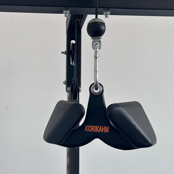 Ergonomic Design Lat Pull down Bar Grip Handle, Lat Pulldown Attachments, Strength Trainer for Athle