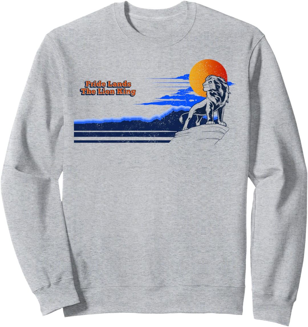 Disney The Lion King Simba Pride Lands Sunset Portrait Sweatshirt