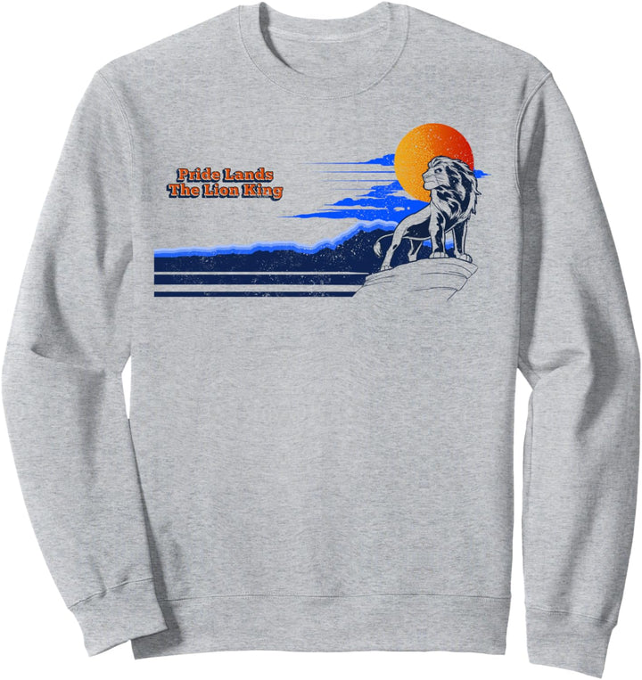 Disney The Lion King Simba Pride Lands Sunset Portrait Sweatshirt