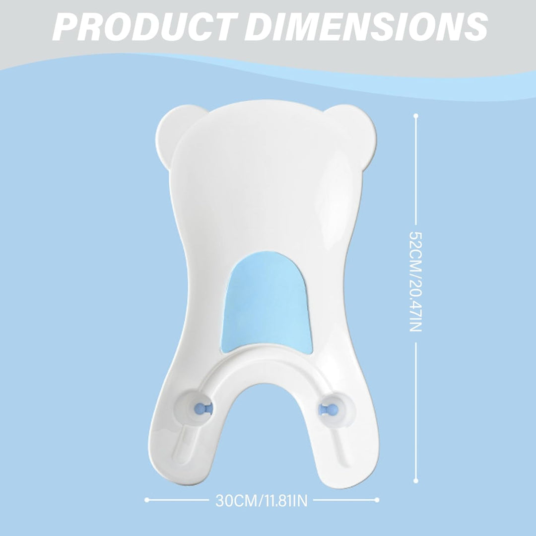 Baby-Waschbecken-Badewanne mit Saugnapf, tragbare Baby-Badewanne mit ergonomischem Design, sicheres
