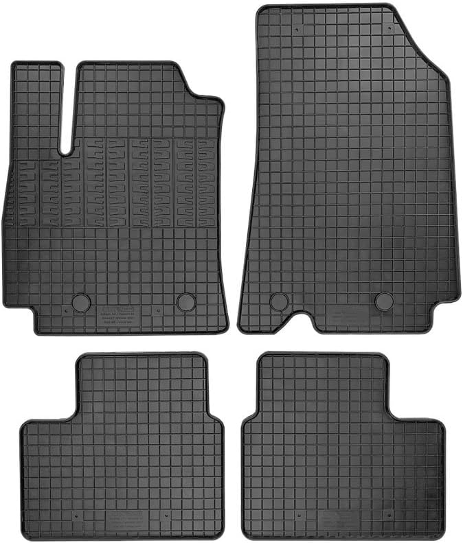 edecor Gummifussmatten Automatten Gummimatten Gummi Fussmatten Satz Set für Renault Arkana ab Bj. 20
