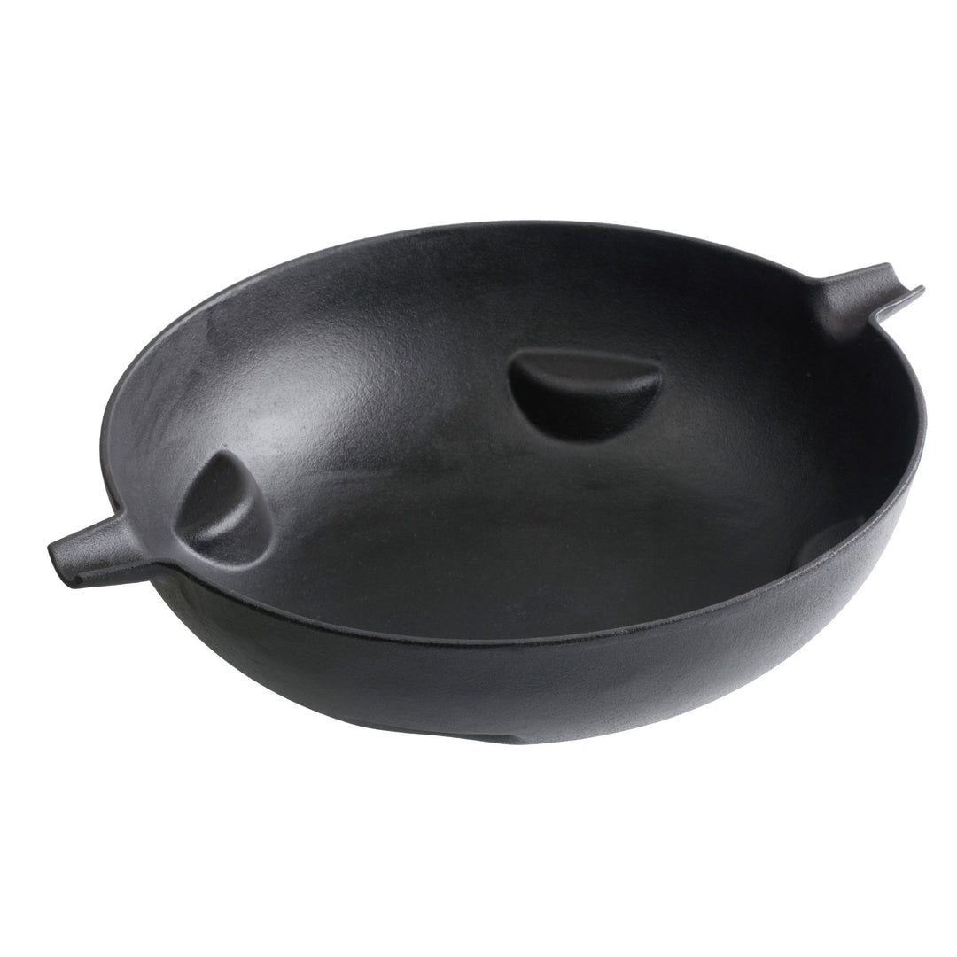tepro Guss-Wok-Einleger aus Gusseisen für das Rost-in-Rost-System, Masse ca. 35,3 cm Ø Guss Wok rund