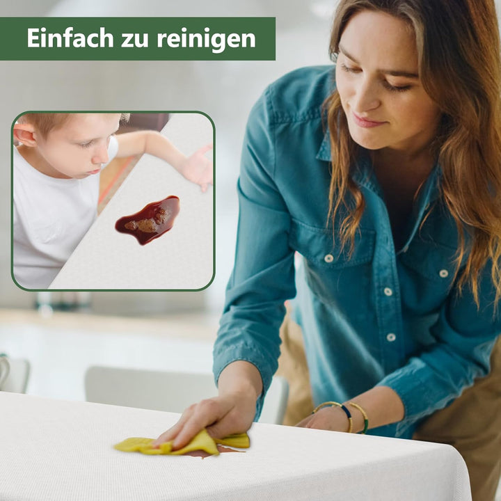 MOKANI Tischdeckenrolle, 1.16 m × 25m, Vliesstoff, Einweg Papiertischdecke Rolle, Tischdecke Bierzel