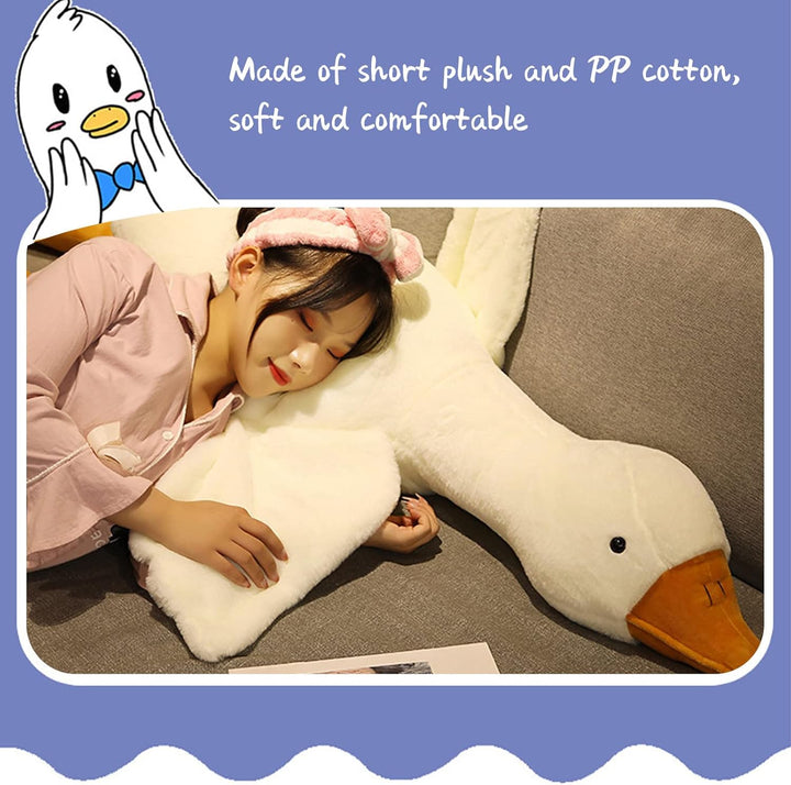 Tiiyee Gans Kuscheltier, Schwan Stofftier Schweden Plüsch Stuffed Toy Riesige Plüschtiere Ente Puppe