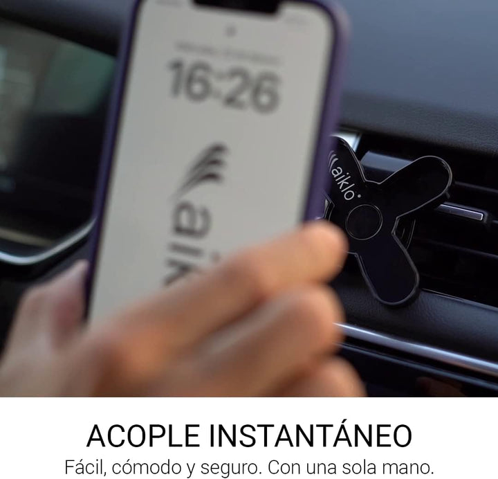 AIKLO Handyhalterung Auto Magnet | Universal Magnetische Handy Ständer für iPhone oder andere Smartp