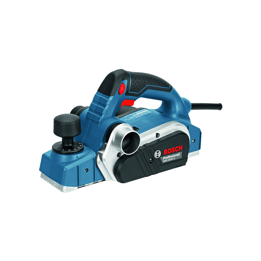 Bosch Professional Hobel GHO 26-82 D (710 Watt, inkl. Staubbeutel, Winkelschraubendreher, Parallelan
