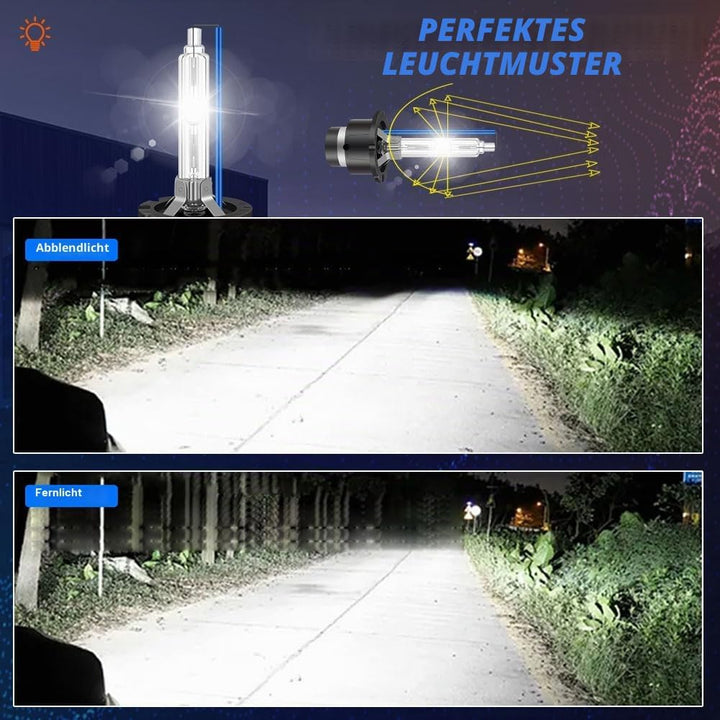 Erato D2S Xenon Brenner HID Scheinwerferbirnen, 6000K 35W Diamond Weisslicht Birnen Entladungslampe