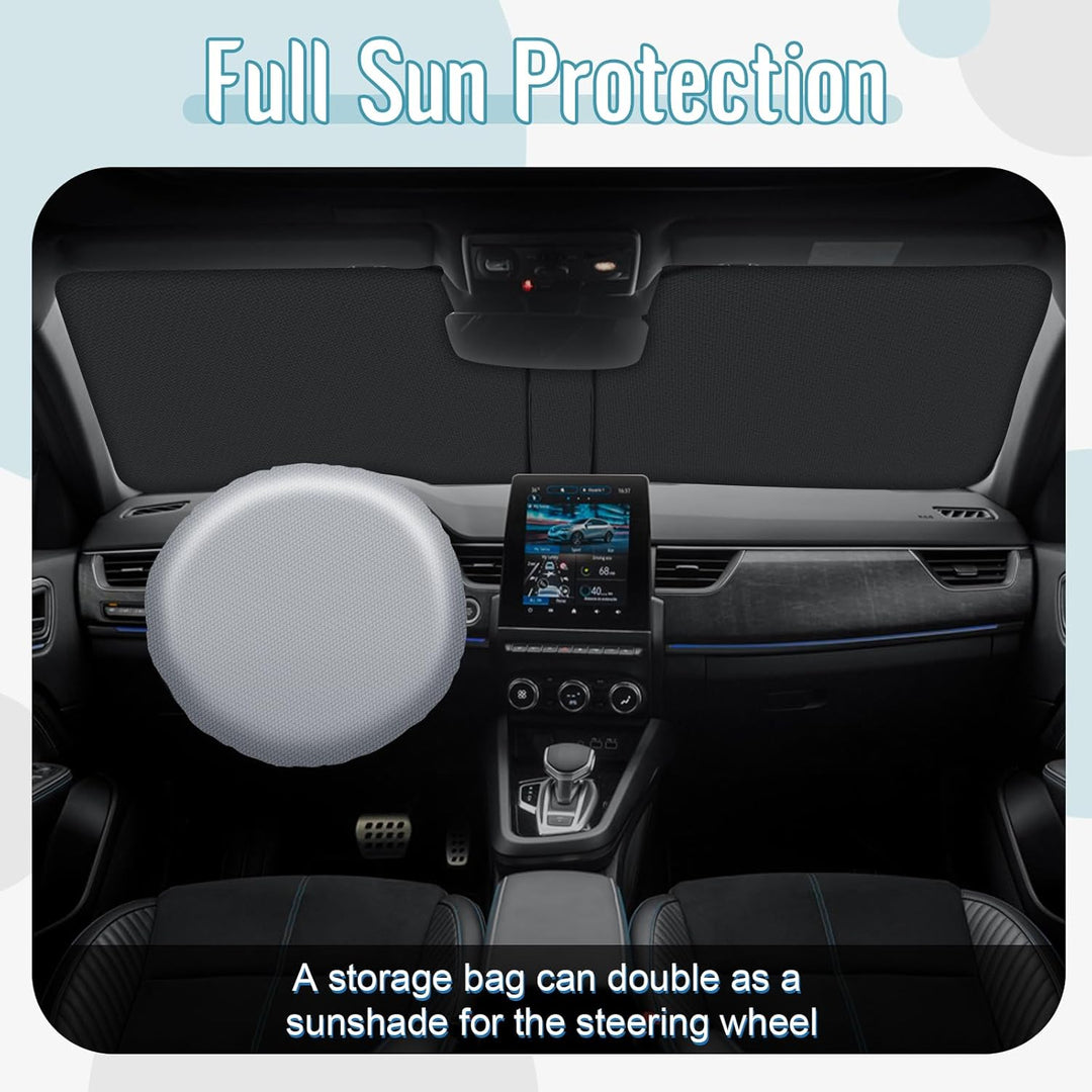 [Upgrade] CDEFG Kompatibel mit Renault Arkana 2021-2025 2026 Sonnenschutz Abdeckungen Frontscheibe S