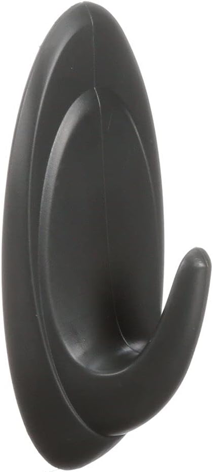 Command Terrassenhaken für den Aussenbereich, Medium, Schiefer, 2 Haken, 4 Stück 8 Hooks Schiefer -